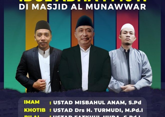 Live Kutbah Idul Adha 1446 H dengarkan di 90.1 RGR FM Tulungagung – Radio Guyub Rukun FM