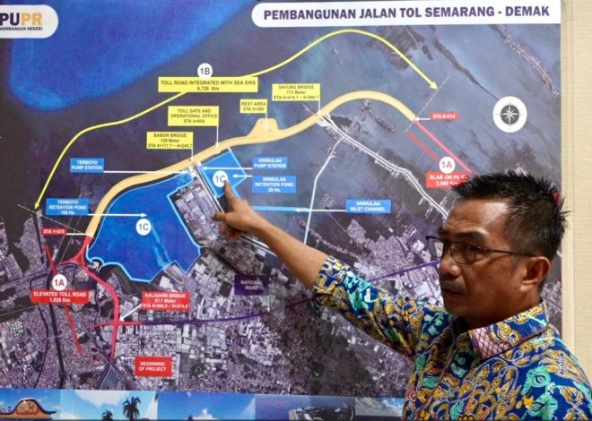 Tol Semarang-Demak Seksi 1 Senilai Rp 10,9 Triliun Selesai 2027, Jadi Tanggul Laut Penahan Banjir Rob