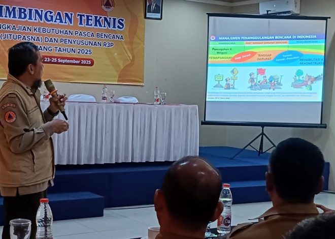 Bimtek Tim Jitupasna Digelar, Susun Kajian Pascabencana