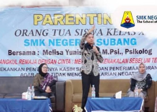 SMKN 1 Subang Gelar Seminar Parenting di Tengah Fenomena Kenakalan Remaja
