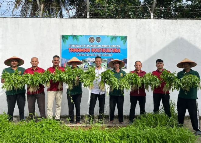 Panen Kangkung Jadi Wadah Pembinaan Kemandirian Warga Binaan – Kutipan