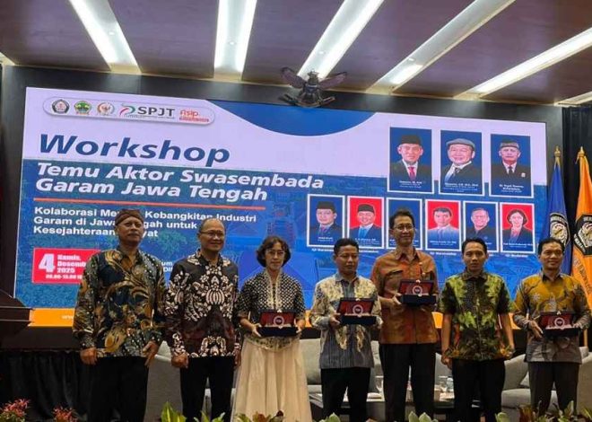 Pemprov Siap Wujudkan Jawa Tengah sebagai Penopang Swasembada Garam