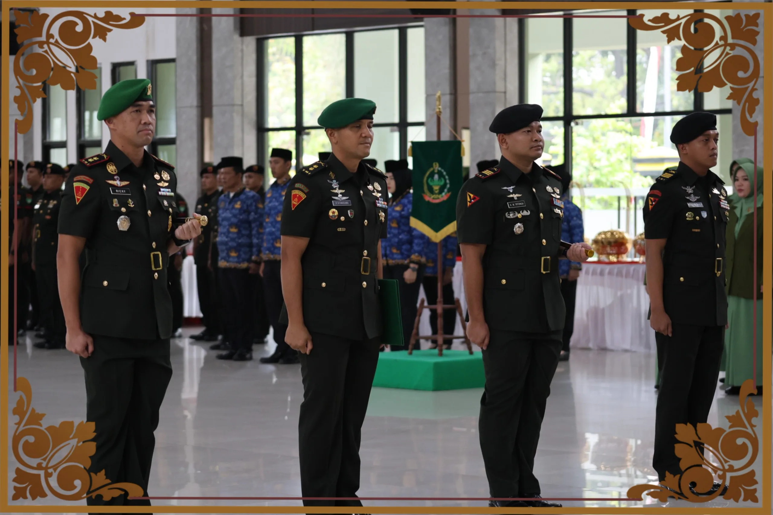 Tongkat Komando Yon Komposit 1/Gardapati Resmi Berganti, Letkol Inf Reymond H. Sitanggang Nahkodai Satuan – capacitaciontotalcdmx